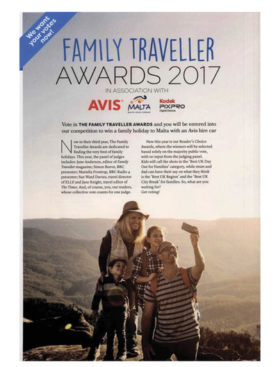 Family Traveller Awards 2017