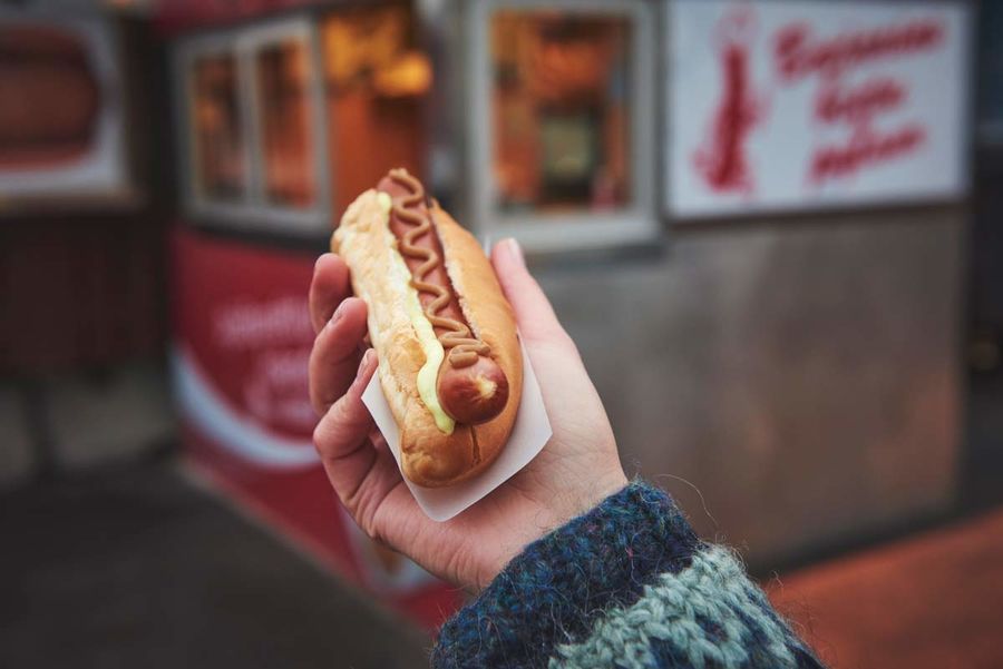 Icelandic Hot Dog in Reykjavik 